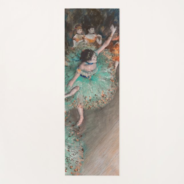 Edgar Degas - Schwuchender Tänzer / Tänzer in Grün Yogamatte (Vorderseite)
