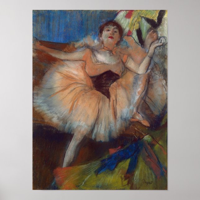 Edgar Degas | Seated Dancer, 1879-80 Poster (Vorne)