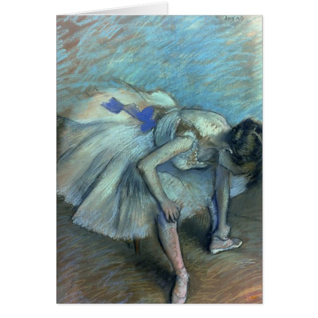 Edgar Degas | Seated Dancer, c.1881-83 (Vorne)