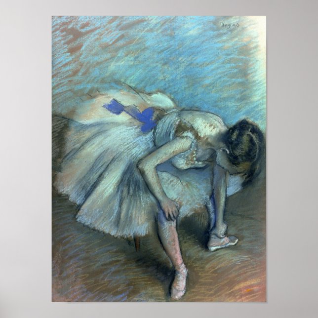 Edgar Degas | Seated Dancer, c.1881-83 Poster (Vorne)
