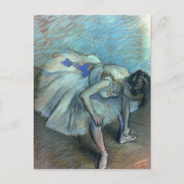 Edgar Degas | Seated Dancer, c.1881-83 Postkarte (Vorderseite)