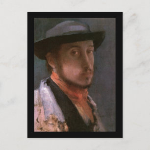 Edgar Degas Self Postkarte