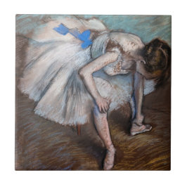 Edgar Degas - Sitzender Tänzer Fliese