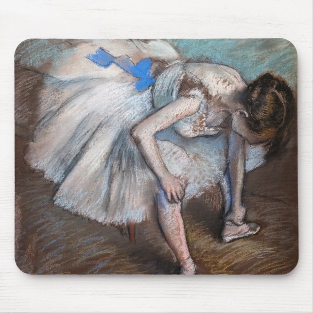 Edgar Degas - Sitzender Tänzer Mousepad (Vorne)