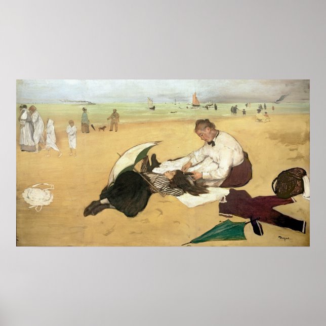 Edgar Degas | Strand Poster (Vorne)