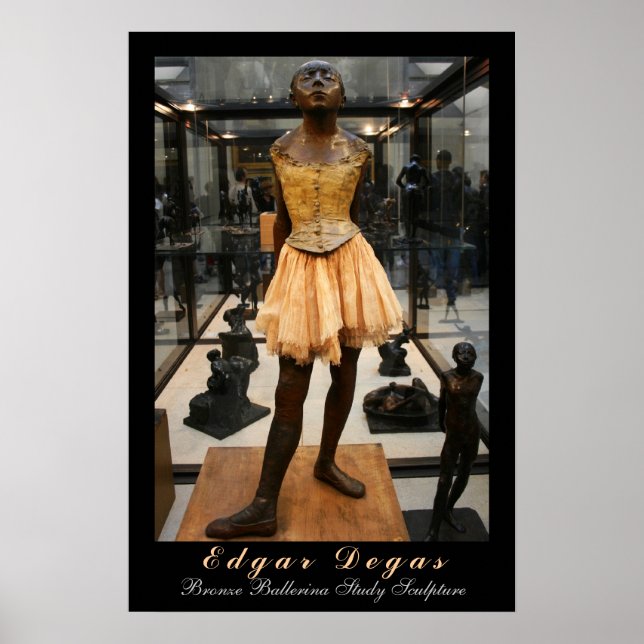 Edgar Degas: Studie Bronze Ballerina Poster (Vorne)