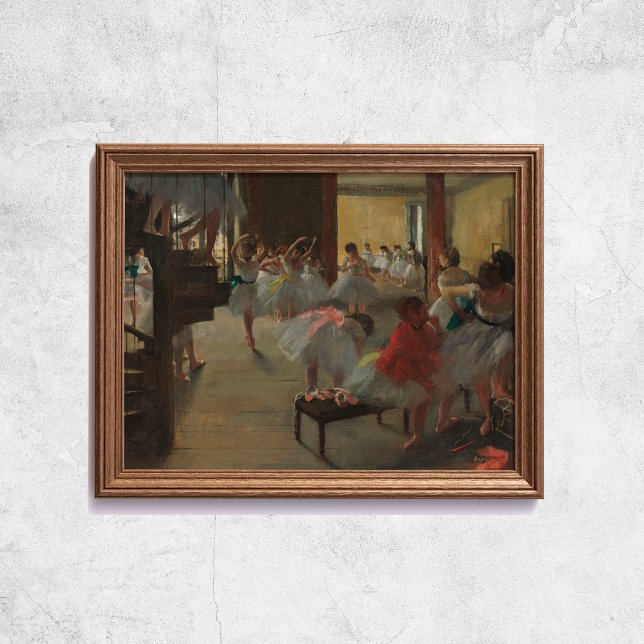 Edgar Degas Tanz Class Ballet Art Poster (Edgar Degas The Dance Class Ballet Art Poster
)