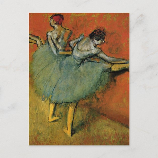 Edgar Degas | Tänzer am Bar Postkarte (Vorderseite)