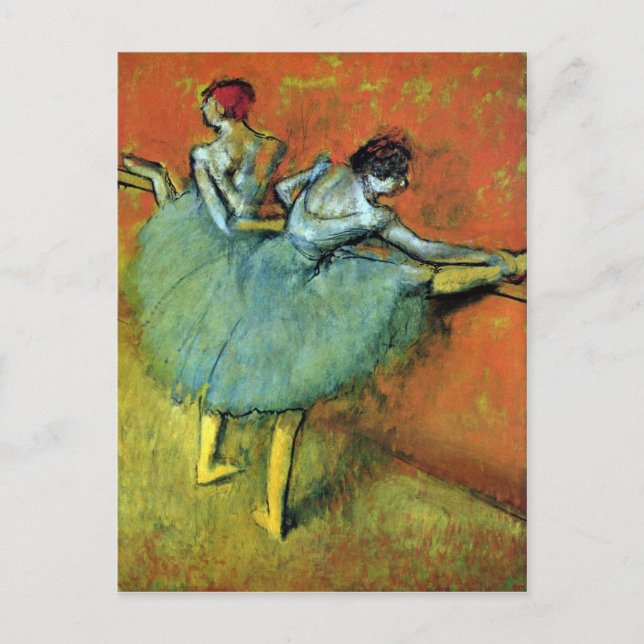 Edgar Degas - Tänzer am Bar Postkarte (Vorderseite)