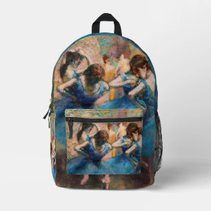 Edgar Degas - Tänzer in Blau Bedruckter Rucksack