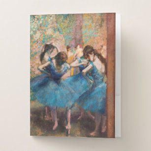 Edgar Degas - Tänzer in Blau Bewerbungsmappe