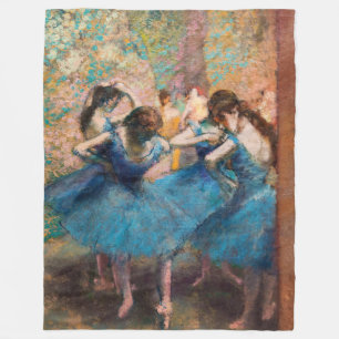 Edgar Degas - Tänzer in Blau Fleecedecke