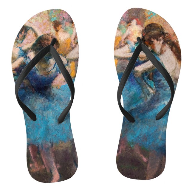Edgar Degas - Tänzer in Blau Flip Flops (Fußbett)