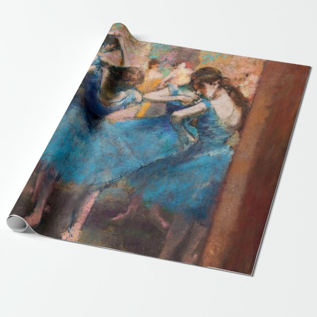 Edgar Degas - Tänzer in Blau Geschenkpapier (Ungerollt)