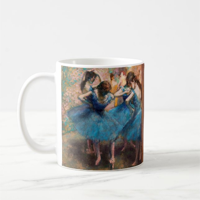 Edgar Degas - Tänzer in Blau Kaffeetasse (Links)