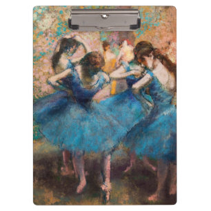 Edgar Degas - Tänzer in Blau Klemmbrett