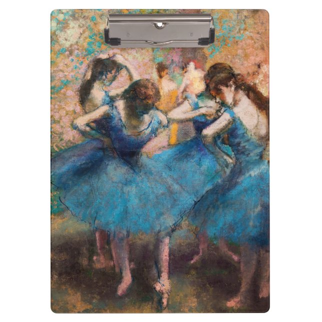 Edgar Degas - Tänzer in Blau Klemmbrett (Vorderseite)