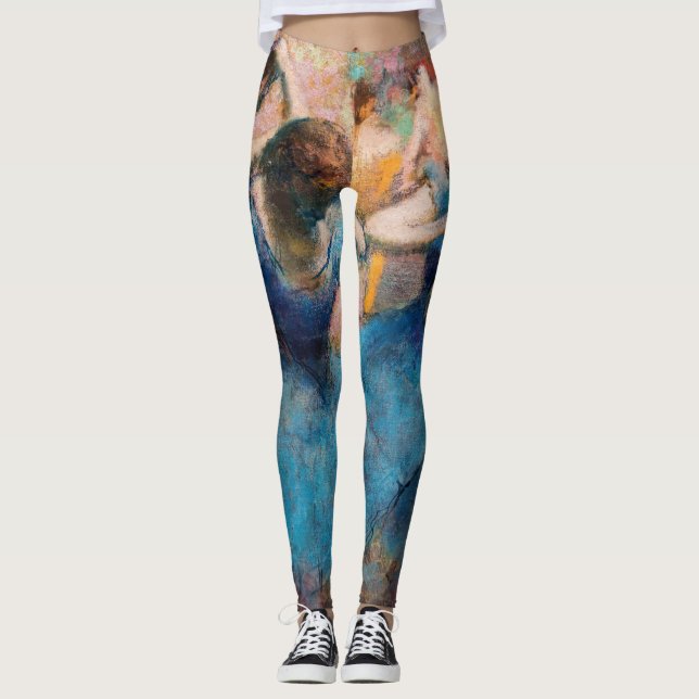 Edgar Degas - Tänzer in Blau Leggings (Vorderseite)