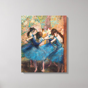 Edgar Degas - Tänzer in Blau Leinwanddruck
