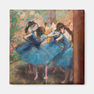 Edgar Degas - Tänzer in Blau Magnet