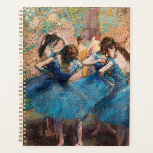 Edgar Degas - Tänzer in Blau Planer (Vorderseite)