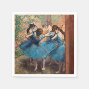 Edgar Degas - Tänzer in Blau Serviette