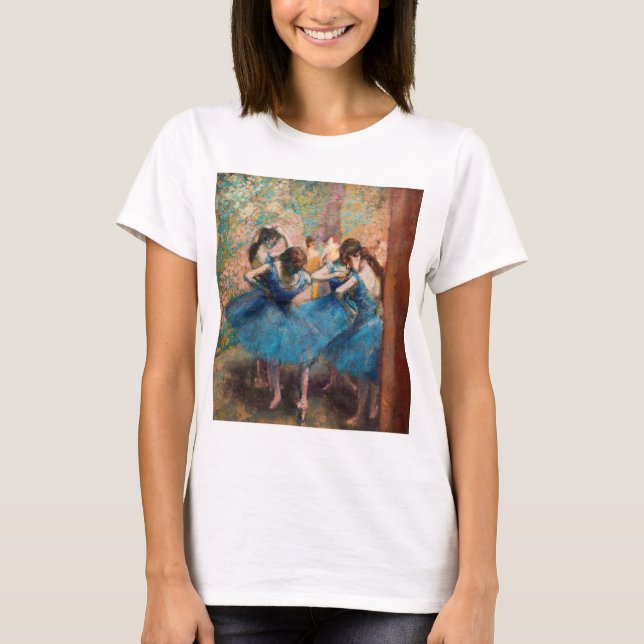 Edgar Degas - Tänzer in Blau T-Shirt (Vorderseite)