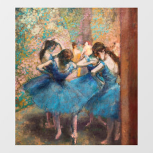 Edgar Degas - Tänzer in Blau Wandaufkleber