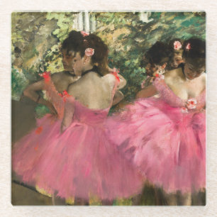 Edgar Degas - Tänzer in Rosa Glasuntersetzer