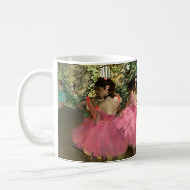 Edgar Degas - Tänzer in Rosa Kaffeetasse (Links)