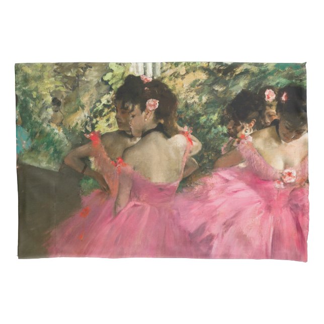 Edgar Degas - Tänzer in Rosa Kissenbezug (Vorderseite)