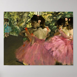 Edgar Degas - Tänzer in Rosa Poster