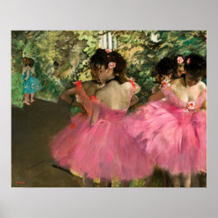 Edgar Degas - Tänzer in Rosa Poster