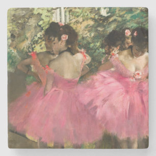 Edgar Degas - Tänzer in Rosa Steinuntersetzer