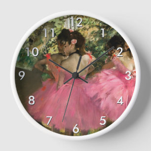 Edgar Degas - Tänzer in Rosa Uhr