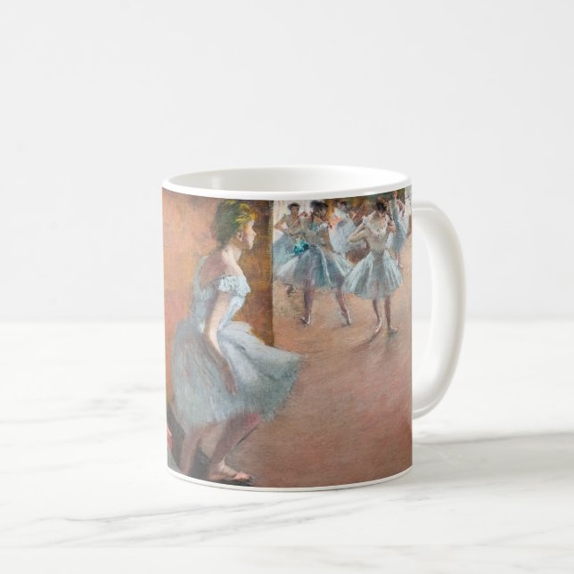 Edgar Degas - Tänzer Klettern auf einer Treppe Kaffeetasse (VorderseiteRechts)