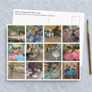 Edgar Degas - Tänzer Meisterwerk Auswahl Postkarte