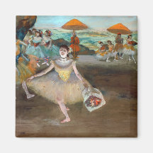 Edgar Degas - Tänzer mit Bouquet, Bowing auf Bühne