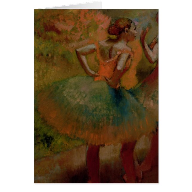 Edgar Degas | Tänzer mit grünen Röcken (Vorne)