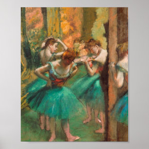 Edgar Degas - Tänzer, Rosa und Grün Poster