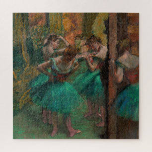 Edgar Degas - Tänzer, Rosa und Grün Puzzle