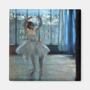 Edgar Degas Tänzer vor einem Fenster Magnet