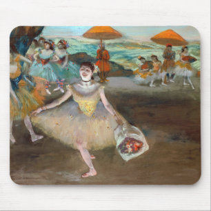 Edgar Degas - Tänzerin mit Blumenstrauß, verbeugt Mousepad
