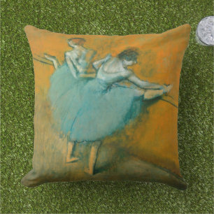Edgar Degas Tänzerinnen an der Stange Druck: Balle Kissen