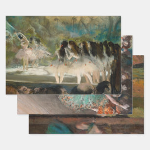 Edgar Degas - Tänzerinnen Auswahl Geschenkpapier Set