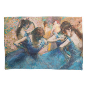 Edgar Degas - Tänzerinnen in blau Kissenbezug
