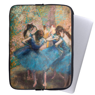 Edgar Degas - Tänzerinnen in blau Laptopschutzhülle