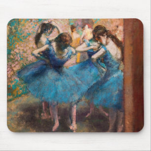 Edgar Degas - Tänzerinnen in Blau Mousepad