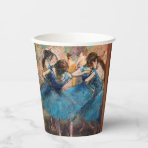 Edgar Degas - Tänzerinnen in blau Pappbecher