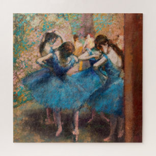 Edgar Degas - Tänzerinnen in blau Puzzle